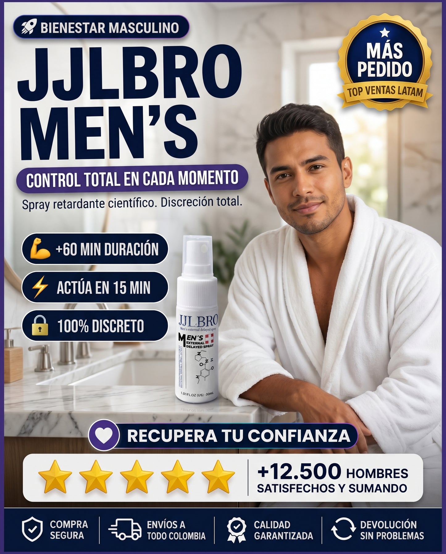 Mens | ¡Retardante potente en solo 3 minutos! OFERTA 2X1