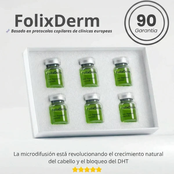 FolixDerm - Bloquea el DHT y activa el crecimiento del cabello