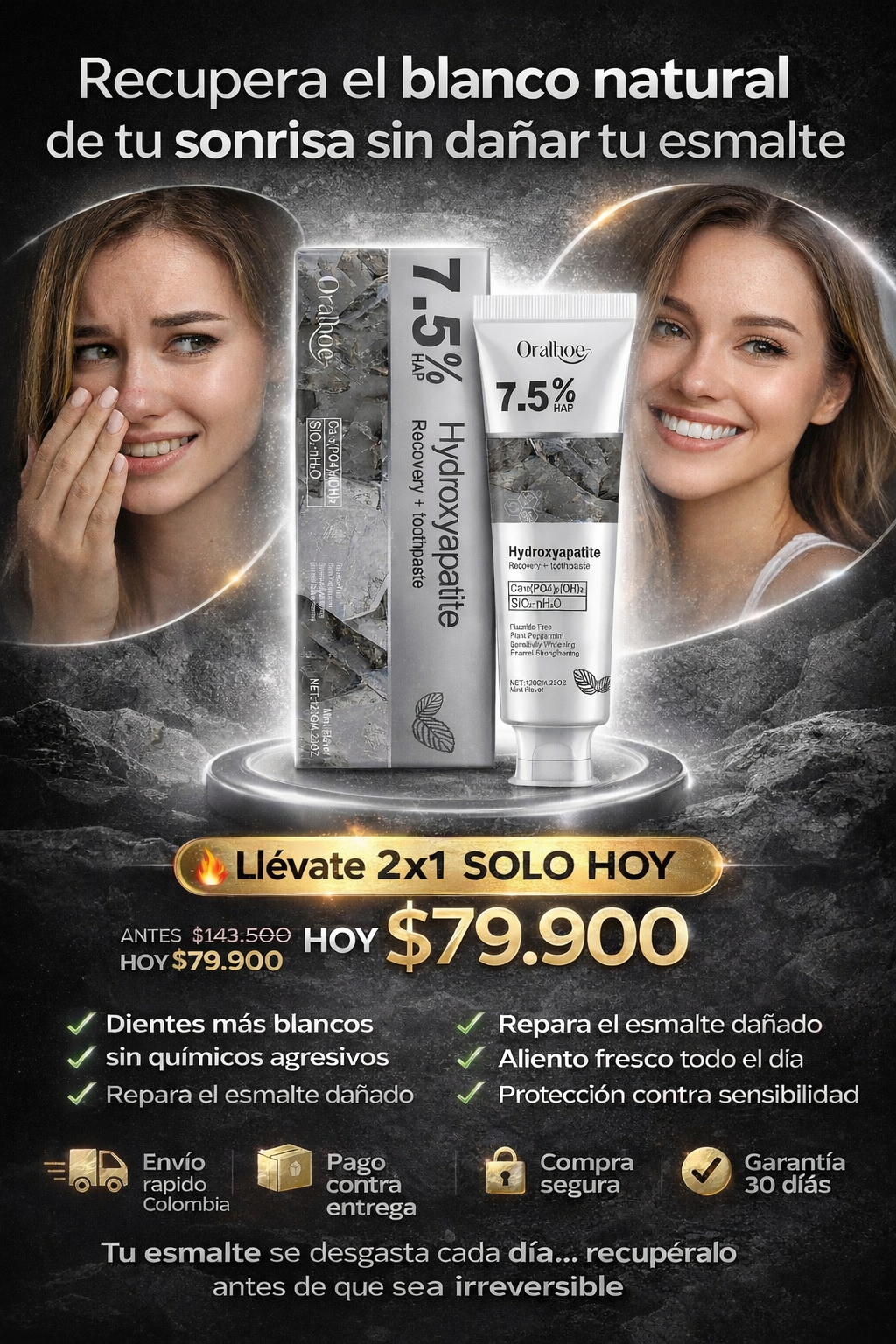 Oralhoe®: Sonríe con tranquilidad 2X1