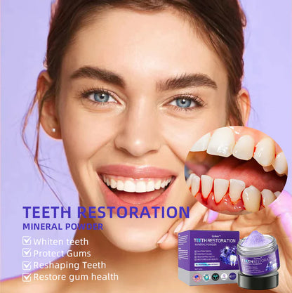 Polvo Blanqueador de dientes | Fórmula de Limpieza Profunda | Sabor Menta Fresca + Cepillo Premium Clean GRATIS