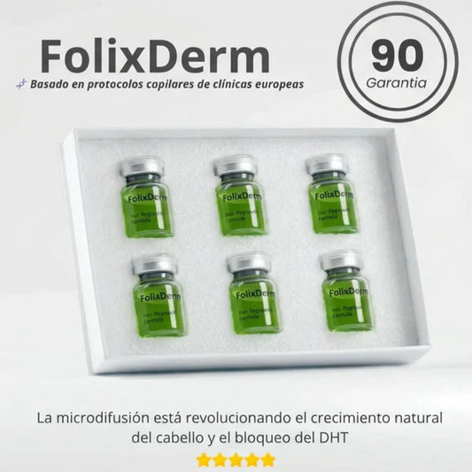 FolixDerm - Bloquea el DHT y activa el crecimiento del cabello
