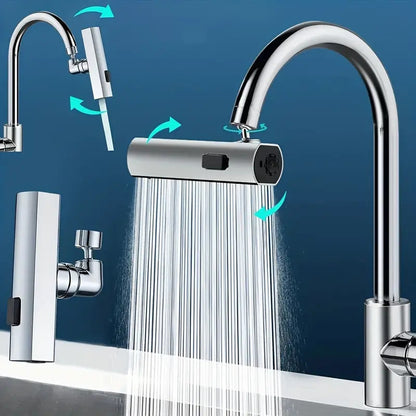Grifo de Agua Ahorrador 360° 4 en 1