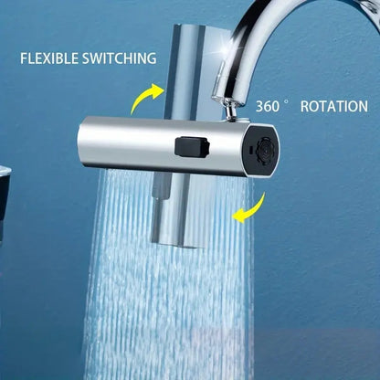 Grifo de Agua Ahorrador 360° 4 en 1