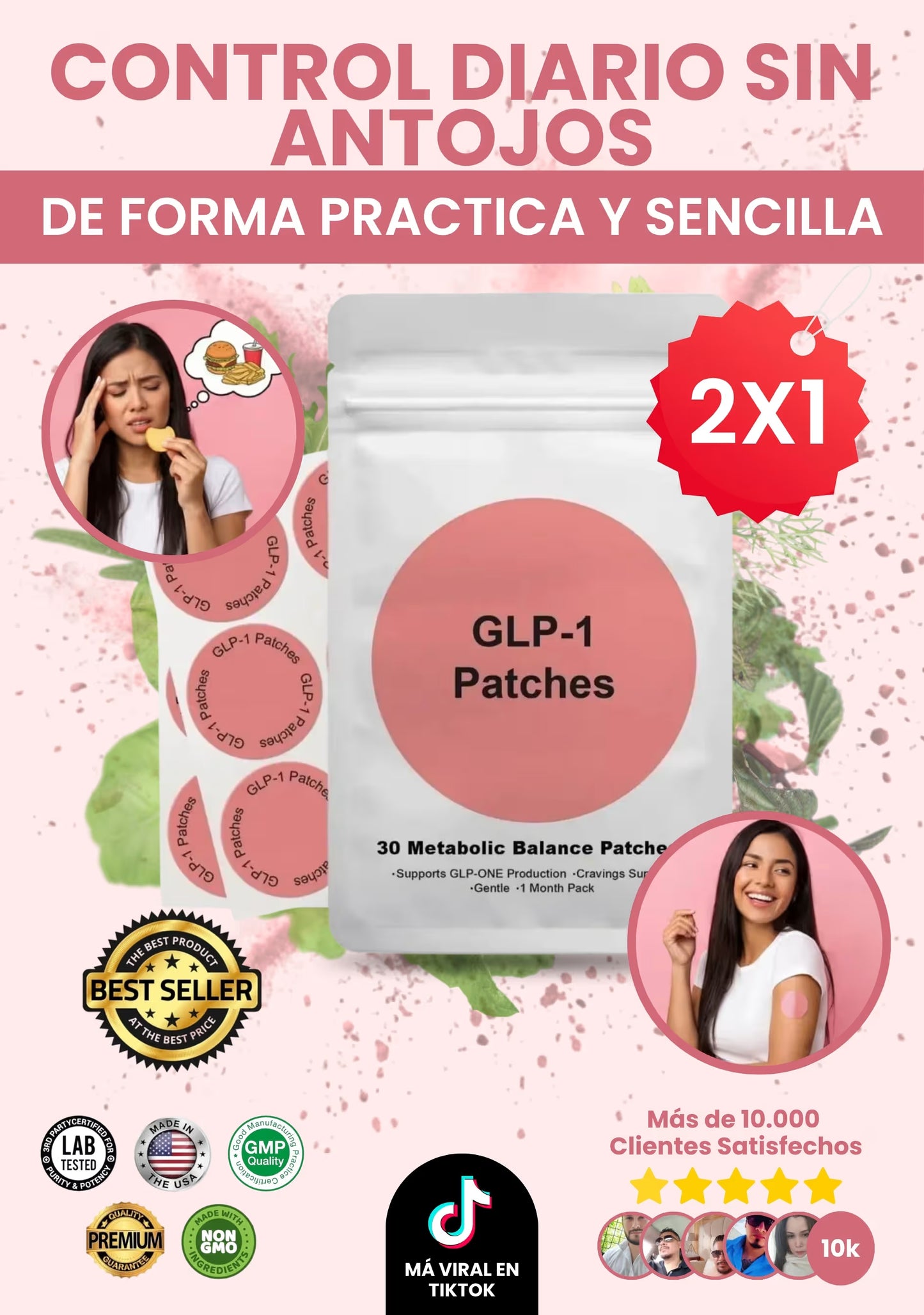 GLP-1 | Adelgazante + Anti Ansiedad OFERTA 2X1