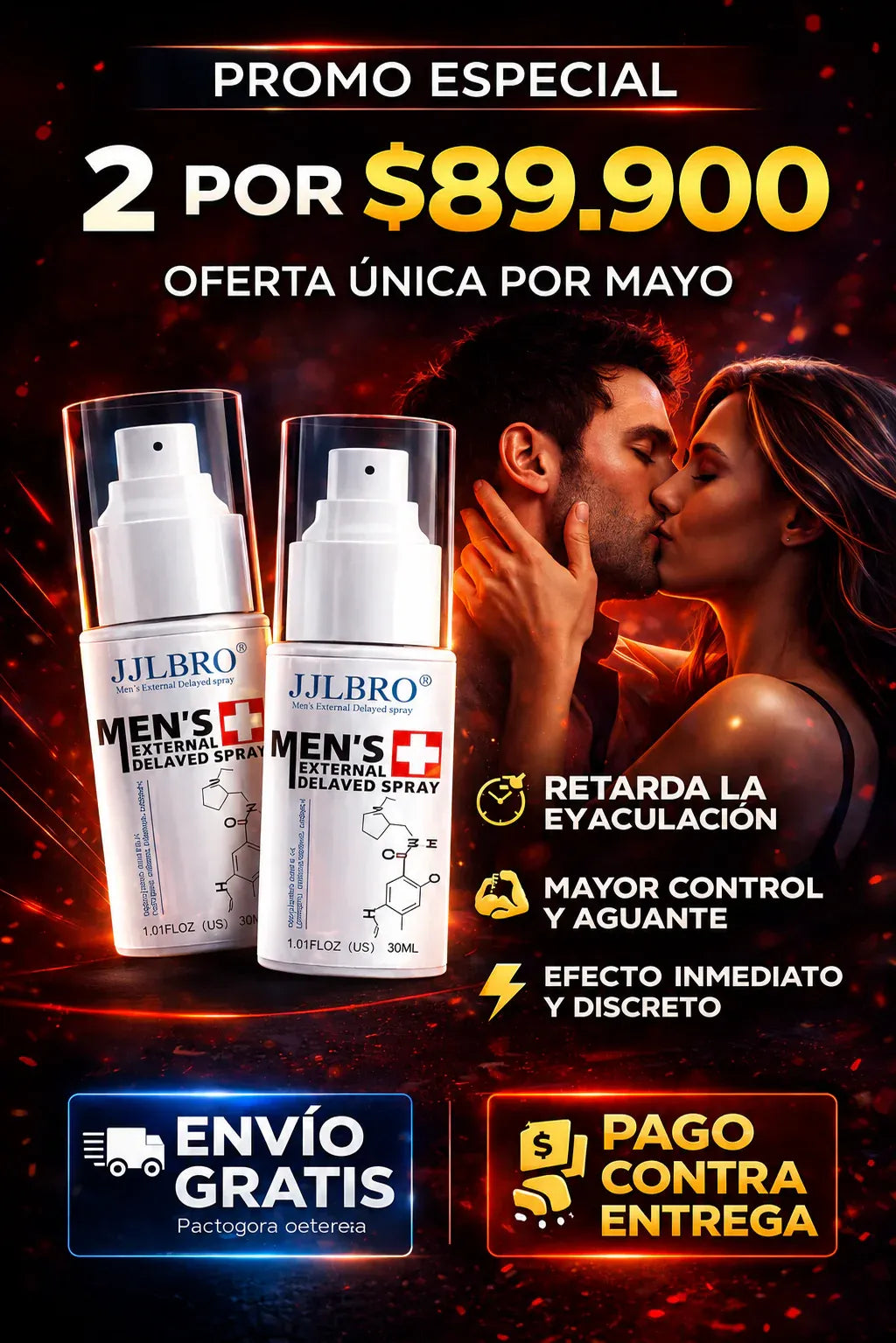 Mens | ¡Retardante potente en solo 3 minutos! OFERTA 2X1