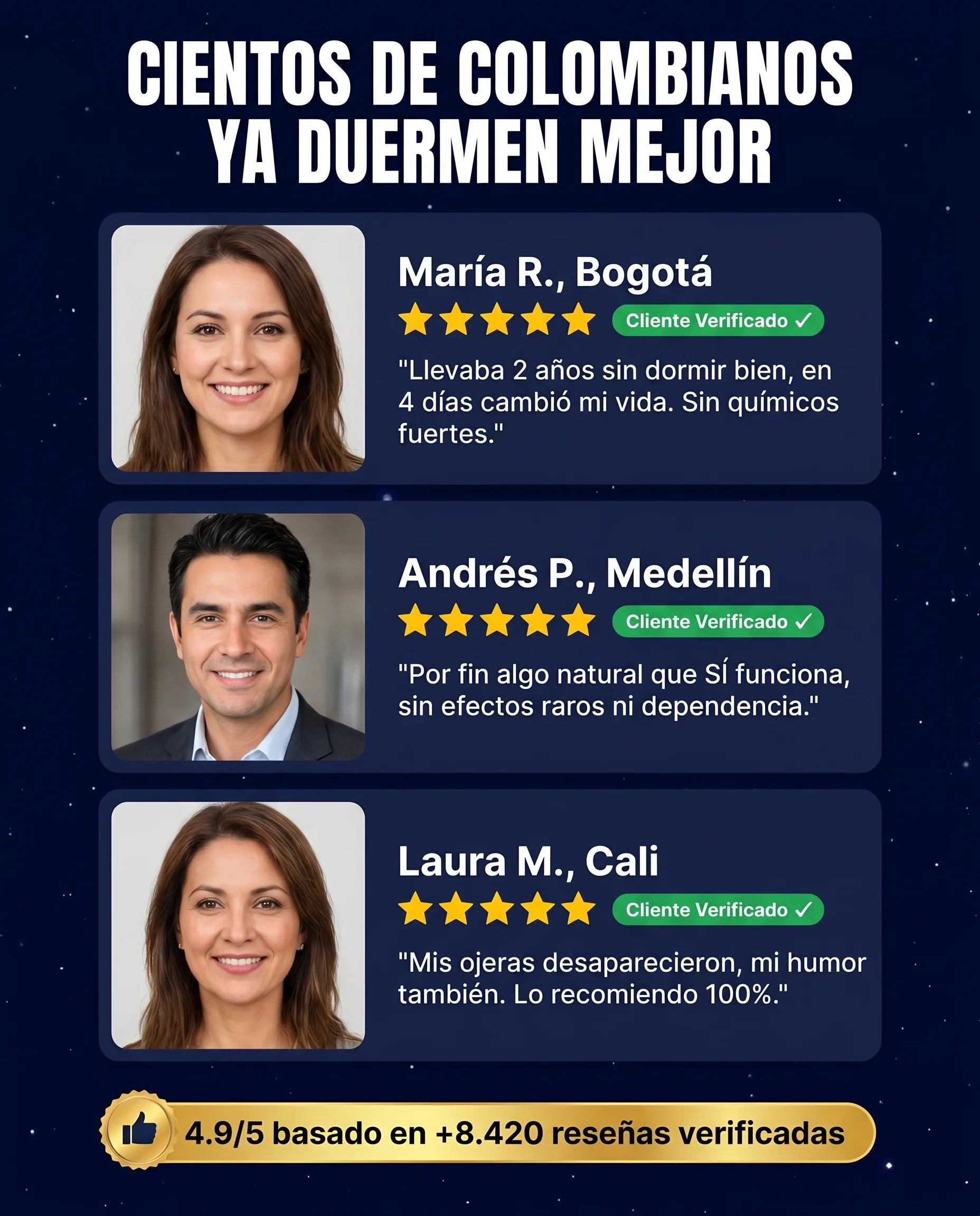 Melatonina Complex - Testimonios